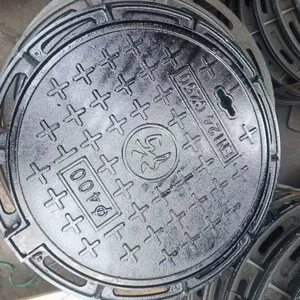 Ductile Iron Manhole Cover Heavy-duty Round Rain and Sewage Manhole Cover Ductile Iron Manhole Cover thumbnail-4