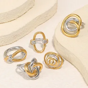 316L Stainless Steel Ring, 18mm Inner Diameter, Matte Surface, Corrosion Resistant, OEM Custom Wholesale thumbnail-2