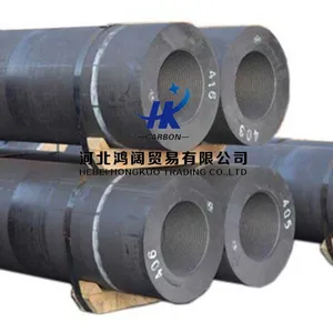 HP Grade Graphite Electrode Good Thermal Stability For Electric Arc Furnace thumbnail-1