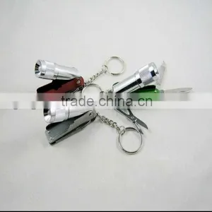Pratical 4 Functions Pocket Knife With LED 9043A thumbnail-1