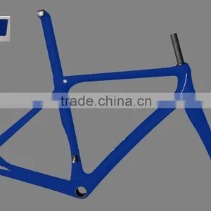 Carbon Road Disc Frame Bike D- Brake Thru Axle Bike Frames RD01 Front 100*15 Rear 142*12 thumbnail-1