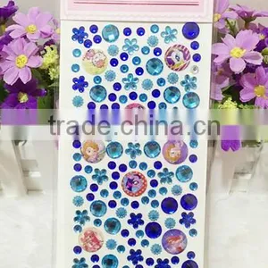 Wholesales Cute Acrylic Crystal Decoration Rhinestone Sticker thumbnail-1