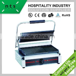 Top and Down Grooved Plate Enamel Coating Electric Contact Grill thumbnail-1