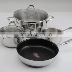 China Cookware Stainless Non-stick Cookware Fry Pan Induction Cooker From Supplier thumbnail-1