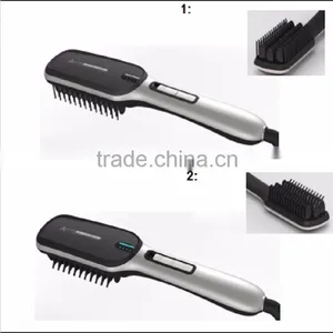 Newest Arrival Electric Profeessional Hair Straightener With Brush thumbnail-2