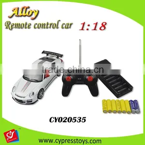 High Quality 1:18 Four Function Diecast Remote Control Car for Kids Most Popular thumbnail-2