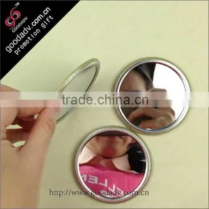 Promotional Round Metal Tin Floor Mirror thumbnail-3