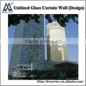 Frameless Unitized Tempered Glass Curtain Wall thumbnail-1