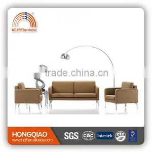 S-33 European Style Leather PU Office Sofa Luxury Sofa thumbnail-1