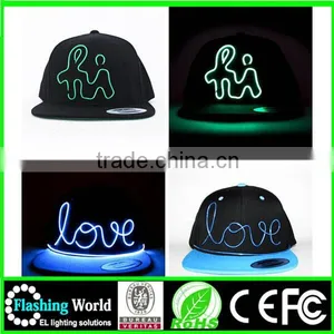 Diversified Latest Designs Evident Effect Custom Led Light Snapback Hats thumbnail-6