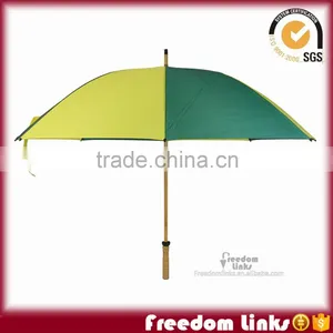 8K Stylish Glof Wooden Umbrella With Wooden Stick thumbnail-2