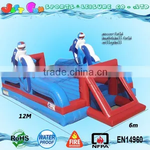 3-n-1 Giant Inflatable Sports Games Combo, Interactive Games Inflatable Sports Stuff for Kids n Adults thumbnail-1