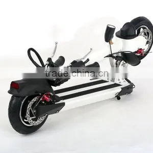 36V350W Electric Scooter With LED Lights / Seat Motorized Kick Mobility Scooter CE / Rohs / FCC Approved thumbnail-3