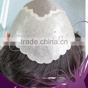 Toupee Hair Virgin Remy Indian Hair thumbnail-2
