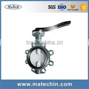 OEM Precision Sanitary Stainless Steel Pneumatic Actuator Butterfly Valve Dn10-200 thumbnail-2