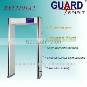 6-Zone Scanner Security Walk Through Metal Detector Gate XYT2101A2 thumbnail-1