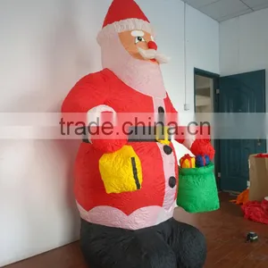 DJ-XT-33 Lighted Inflatable Santa Claus Distribute Gifts Wholesale Items Street Decoration thumbnail-4