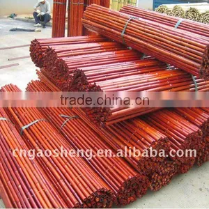 Red Colored Bamboo Fence thumbnail-1
