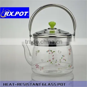 Borosiilcate Pyrex Hand Made Mouth Blown Glass Pots 1500M thumbnail-3
