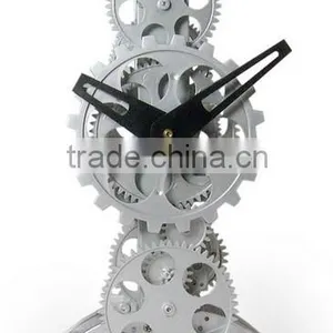 Cool Moving Gear Desk Clock, Fashion Design For Home Decoration thumbnail-1