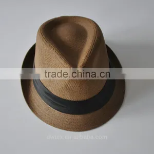 Best Selling Black Band 100%Paper Straw Cheap Panama Hats thumbnail-3