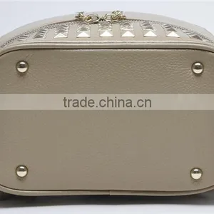 2016 Fashion Genuine Leather Backpack for Ladies thumbnail-4