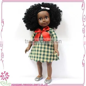 Afro Dark Doll Skin African Features Loli Vinyl African Girl Dolls thumbnail-1