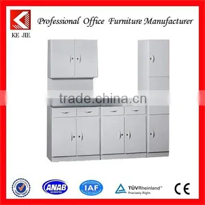 Professional Kitchen Cabinet Manufacturer/China Factory Knock Down Stainless Steel Kitchen Cabinet thumbnail-3
