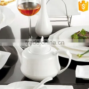 Unique Design 550ml Tea Pot Ceramic Bone China Coffee Pot thumbnail-1