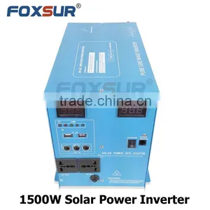 Household 1500W Pure Sine Wave Solar Inverter With PWM Solar Controller Digital Display 24V dc to 230V AC With Battery Charger thumbnail-3