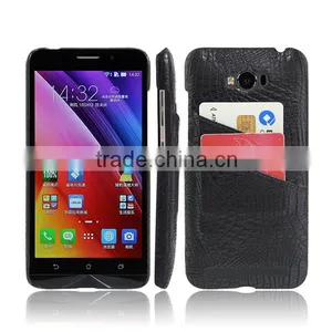Crocodile Skin Pattern Hard Case for ZenFone Max 2016, PU Coated PC Case for ZenFone 2016 thumbnail-1