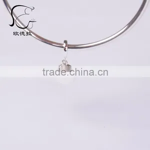 2014 New Enamel Crystal Silver Charms Bracelet Wholesale thumbnail-4