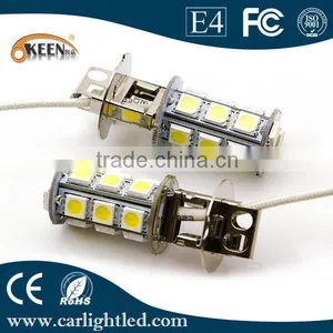 Auto Lighting 18 SMD 5050 LED H3 LED Lamp Fog Light Car Foglamp Lights Bulbs Accessories thumbnail-2