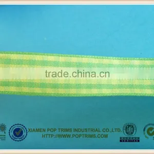 2015 Hot Sale Plaid Ribbon for Decoration thumbnail-2