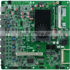 Industrial Firewall Motherbaord Mini-itx D2550 Motherboard for 6 Lan Ports D25SL thumbnail-1