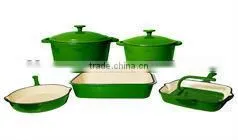 Colored Cast Iron Cookware Sets thumbnail-1