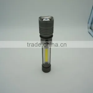 Aluminium 3W COB LED Flashlight With Magnet thumbnail-3