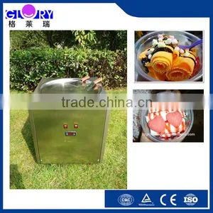 Professional Single Flat Round Ice Pan Stainless Steel Fried Ice Cream Machine for Commercial thumbnail-1