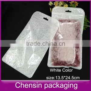 Zipper Top Plastic Bags for Cartoon Silicone Mobile Phone Cases/stationery Plastic Bags for Cement Packaging/flap-lock Poly Bag thumbnail-1