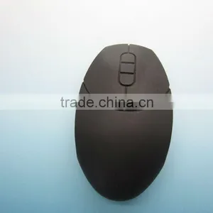 Customized Soft Black Silicon Computer Mouse thumbnail-1