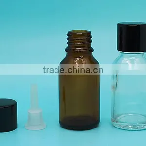30ml Amber Glass Bottles for Essential Oils With Reducer Plug thumbnail-2