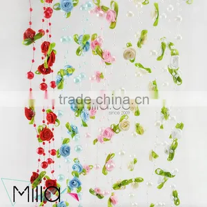 Roses Garland Wedding Decoration Pearls thumbnail-1