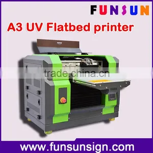 Dx5 Head 1440dpi Funsun Brand Desktop UV Printer With Cmyk White Colors thumbnail-1