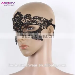 Half Lace Black Mask New Design Fashion Party Eye Mask thumbnail-2