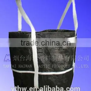 Coated Black Color Fabric Big Bags/tubular Two Loops/black Sift-proof Baffle Bags With Skirt Cover thumbnail-1