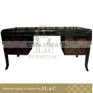 JT01-08 Classic Wood Veneer Office Desk With Solid Wood in Living Room From JL&C Furniture(China Supplier) thumbnail-1