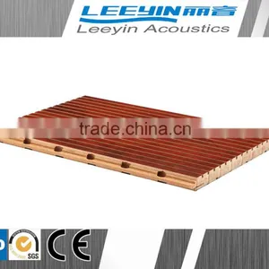 Groove Wood Wall Acoustic Fire Resistant Board Ffor Sound Absoprtion thumbnail-1