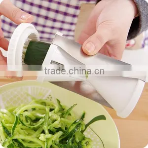 As Seen on TV Kitchen Gadgets Creative Spiral Vegetable Slicer Fruit Carrot Shred Screw Tools Julienne Cutter thumbnail-1