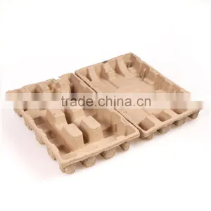 Paper Pulp Tray Biodegradable Paper Pulp Tray/Pulp Industrial Tray thumbnail-4
