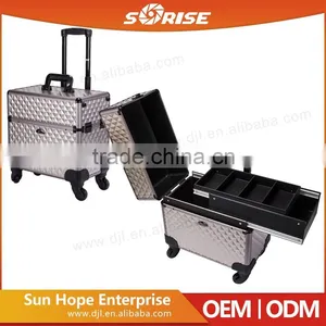 Sunrise Beauty Makeup Aluminum Professional Beauty Trolley Case thumbnail-4